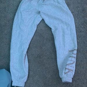 pink VS sweats size small